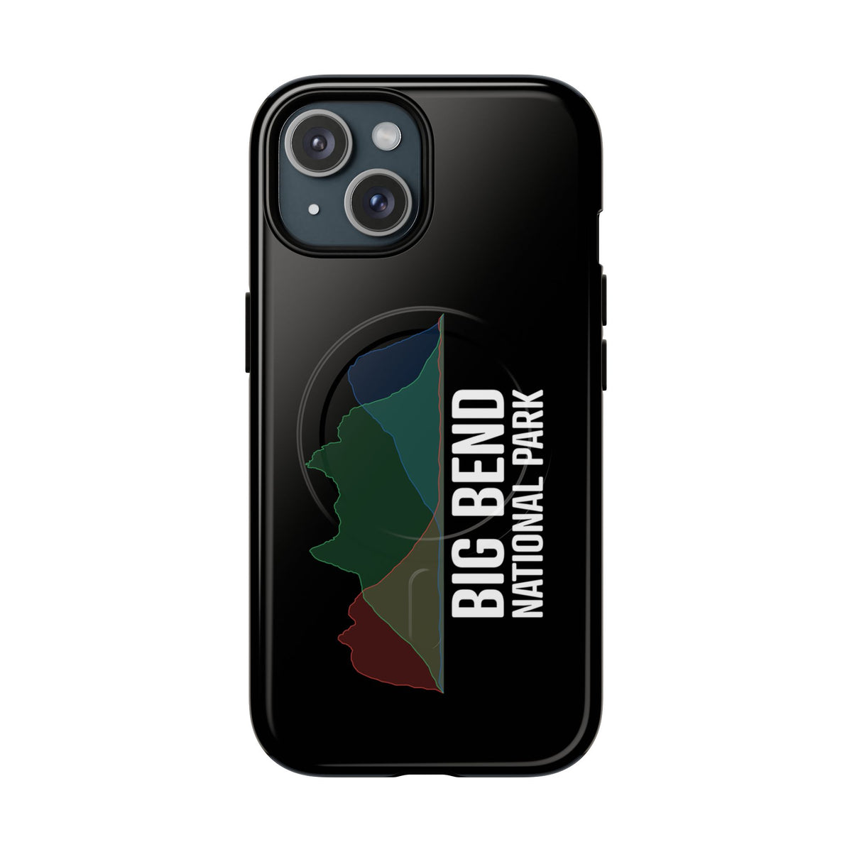 Big Bend National Park iPhone Case with MagSafe - Histogram Design