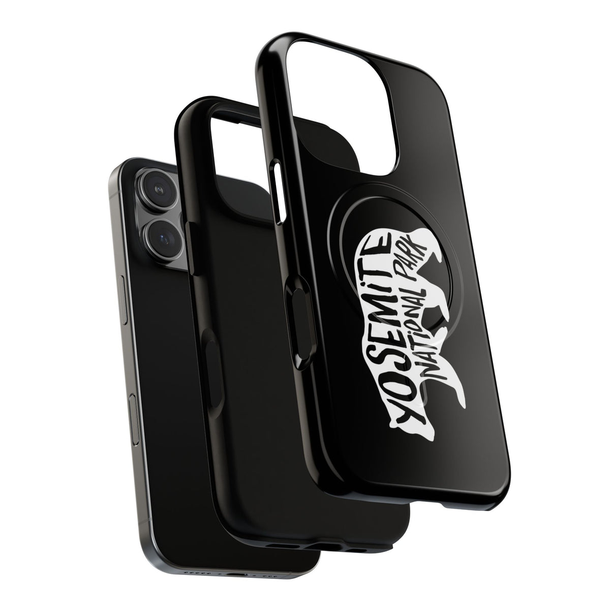 Yosemite National Park iPhone Case with MagSafe - Black Bear Design