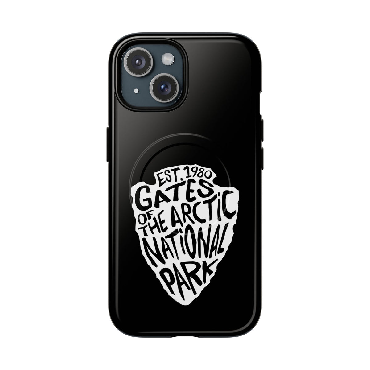 Gates of the Arctic National Park iPhone Case with MagSafe - Arrowhead Design