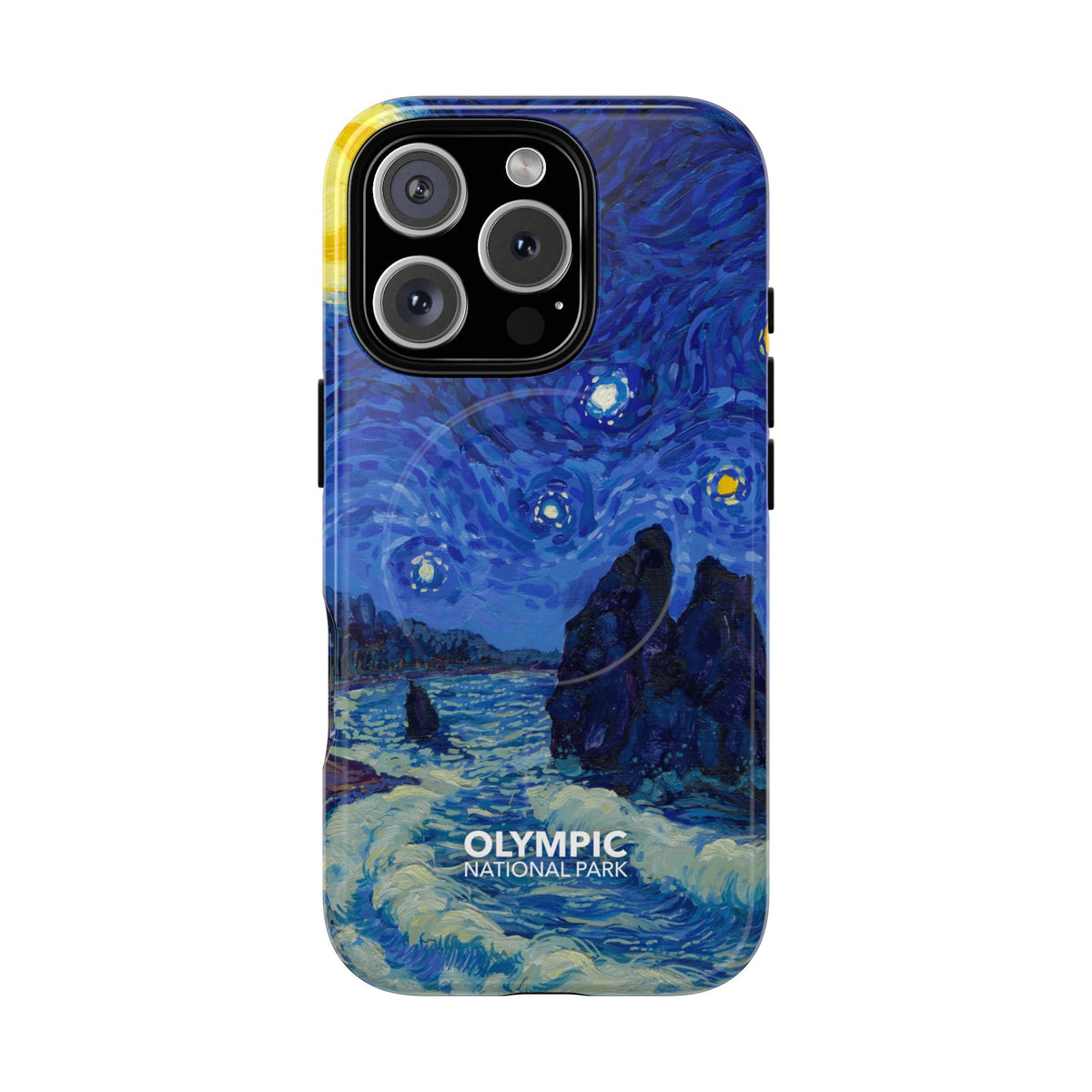 Olympic National Park iPhone Case with MagSafe - Starry Night