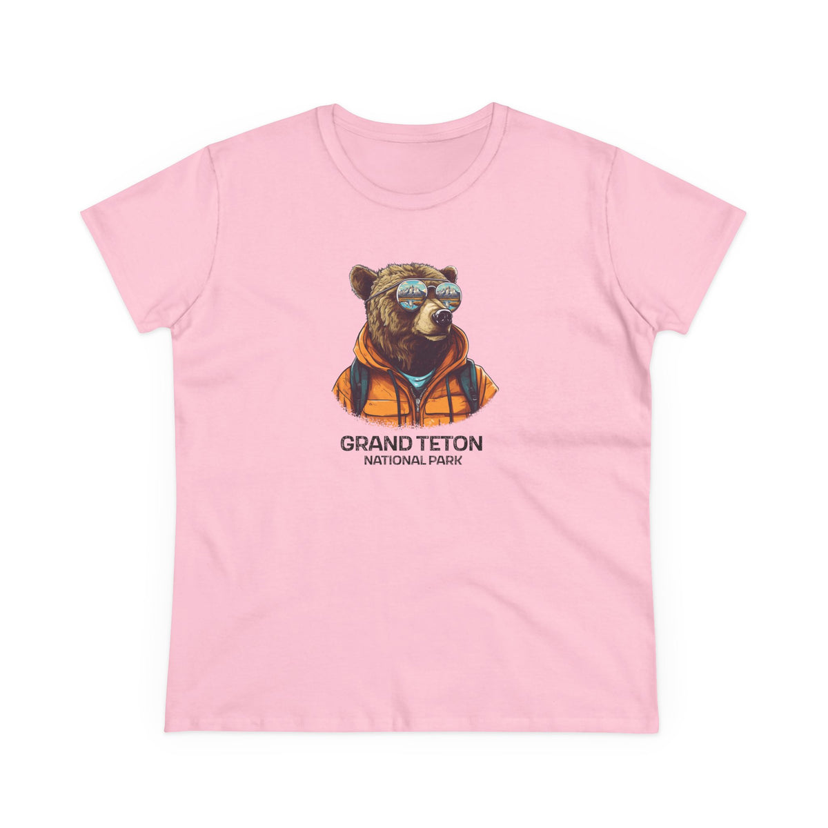 Grand Teton National Park Women's T-Shirt - Cool Grizzly Bear