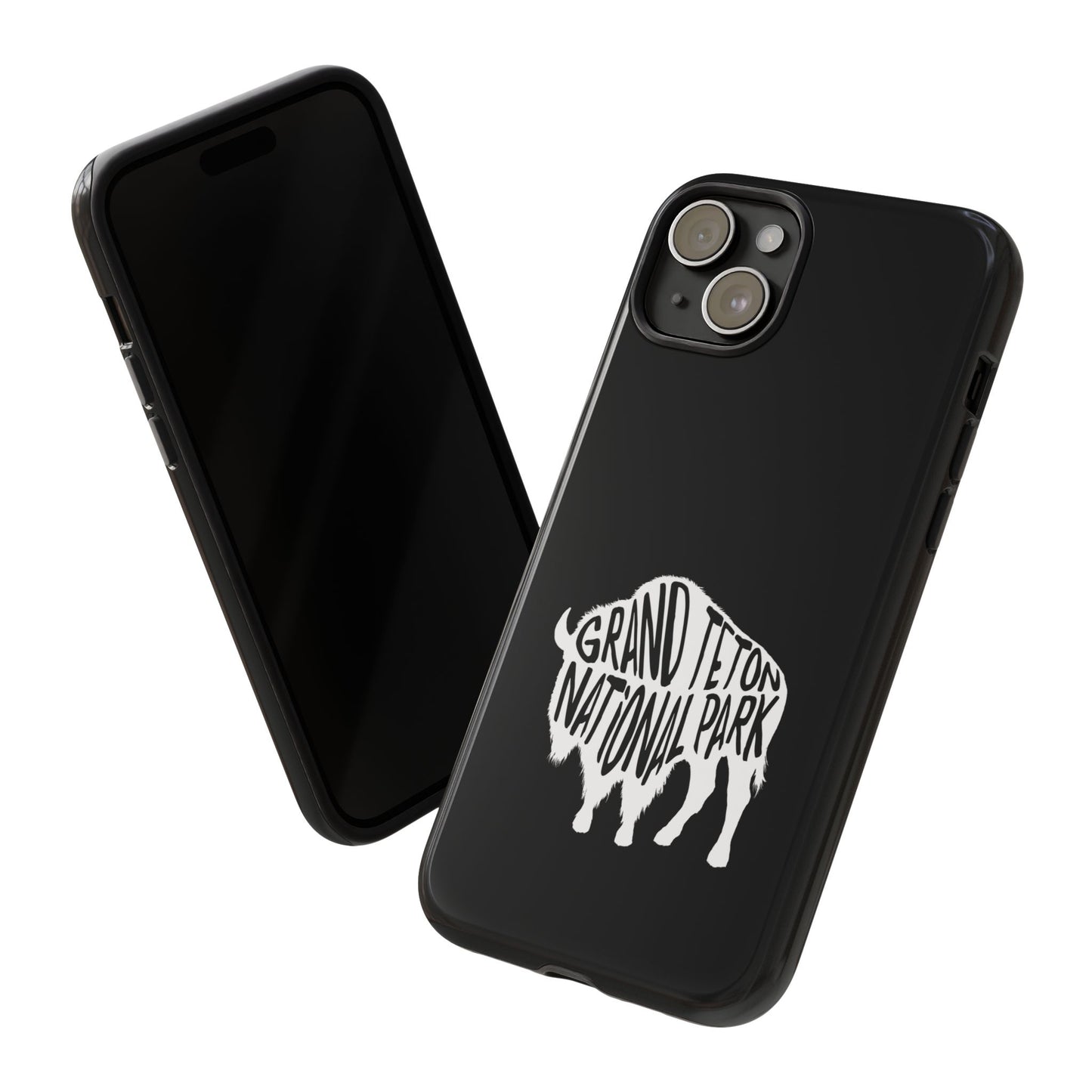 Grand Teton National Park Phone Case - Bison Design