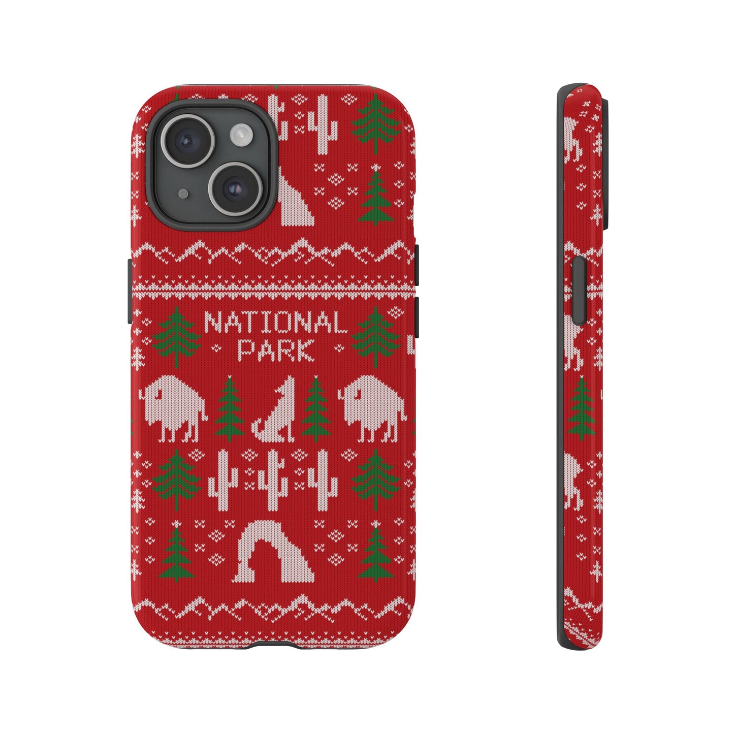 National Park Phone Case - Fair Isle Pattern
