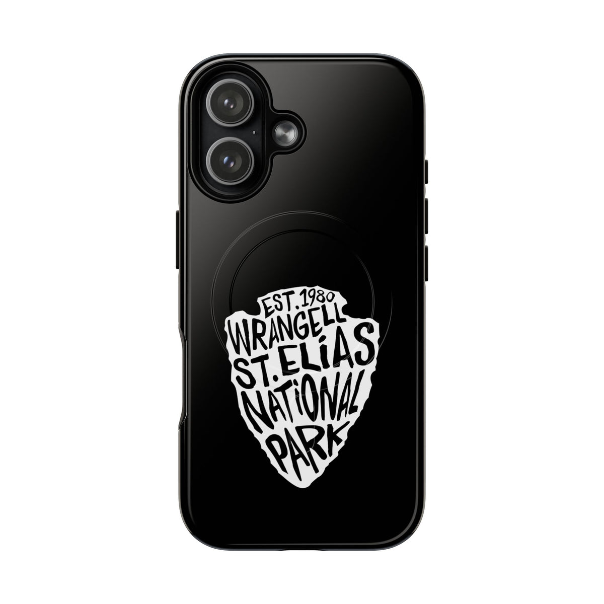 Wrangell St Elias National Park iPhone Case with MagSafe - Arrowhead Design
