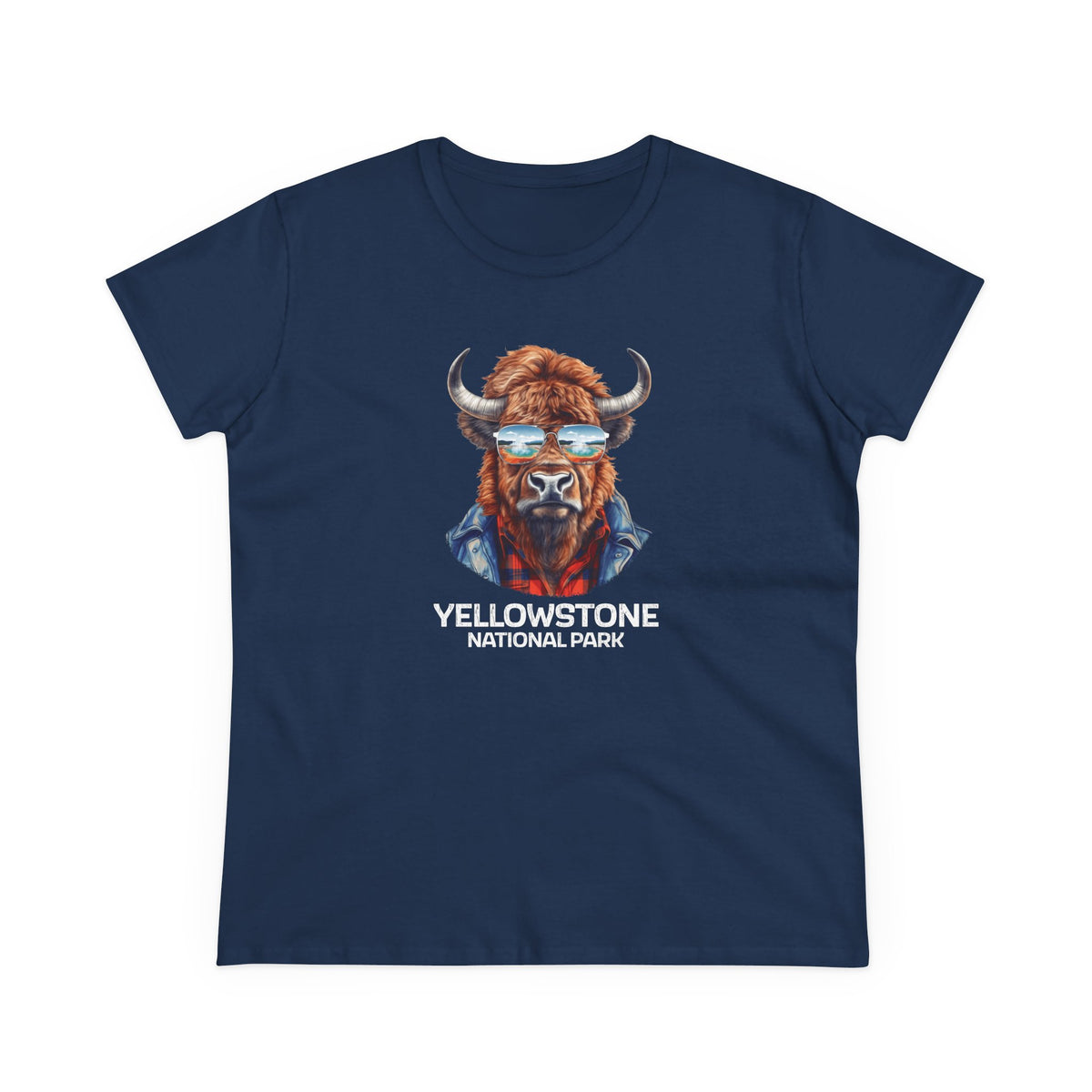 Yellowstone National Park Women's T-Shirt - Cool Bison