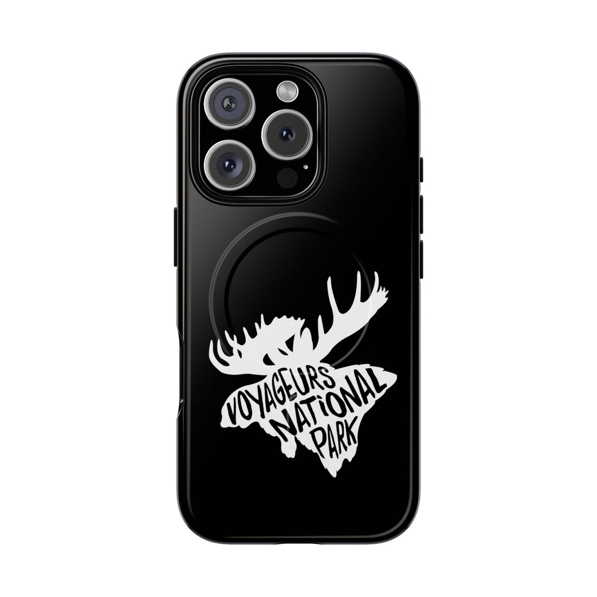 Voyageurs National Park iPhone Case with MagSafe - Moose Design