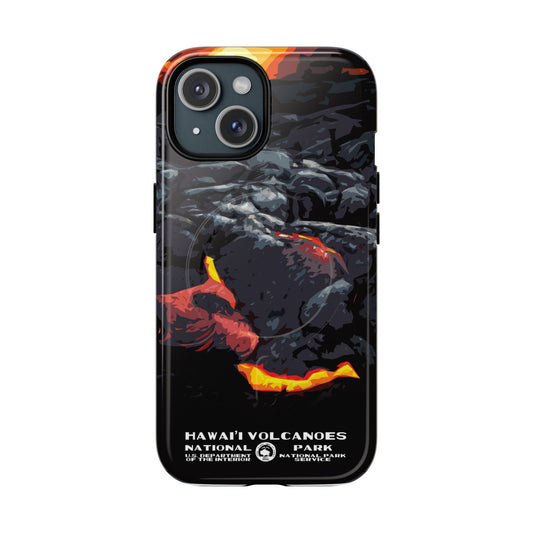 Hawai'i Volcanoes National Park iPhone Case with MagSafe - WPA Design