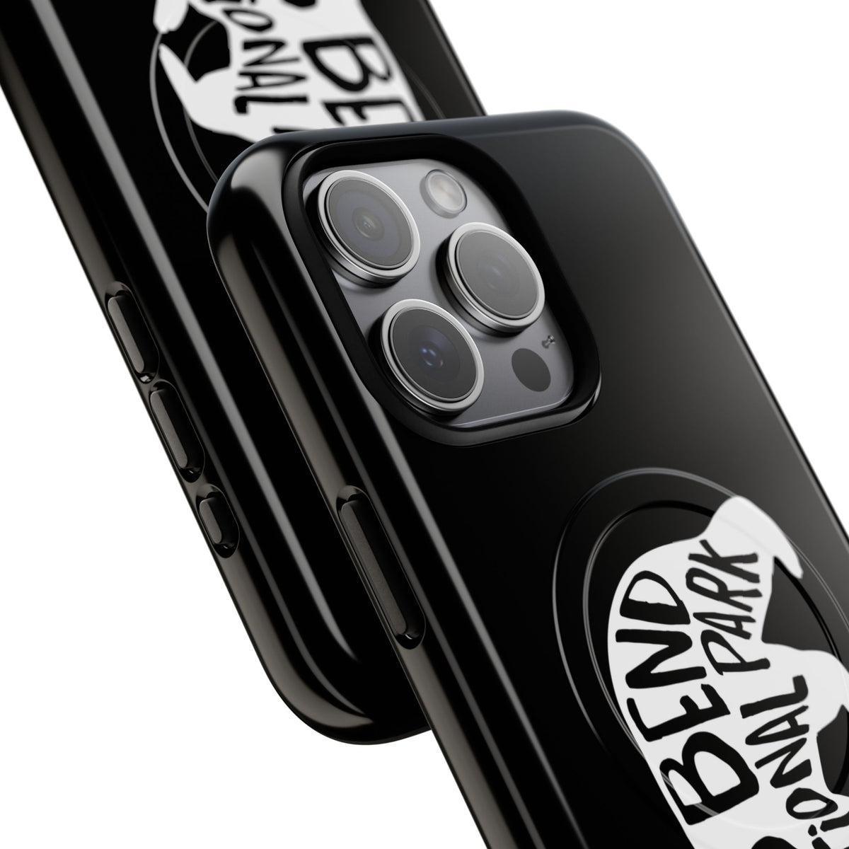 Big Bend National Park iPhone Case with MagSafe - Black Bear Design