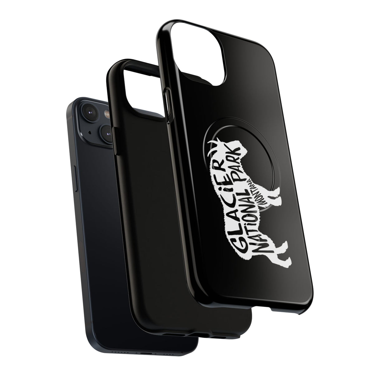 Glacier National Park iPhone Case with MagSafe - Mountain Goat Design