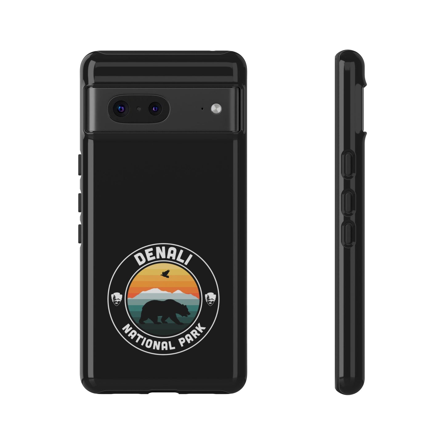 Denali National Park Phone Case - Round Emblem Design