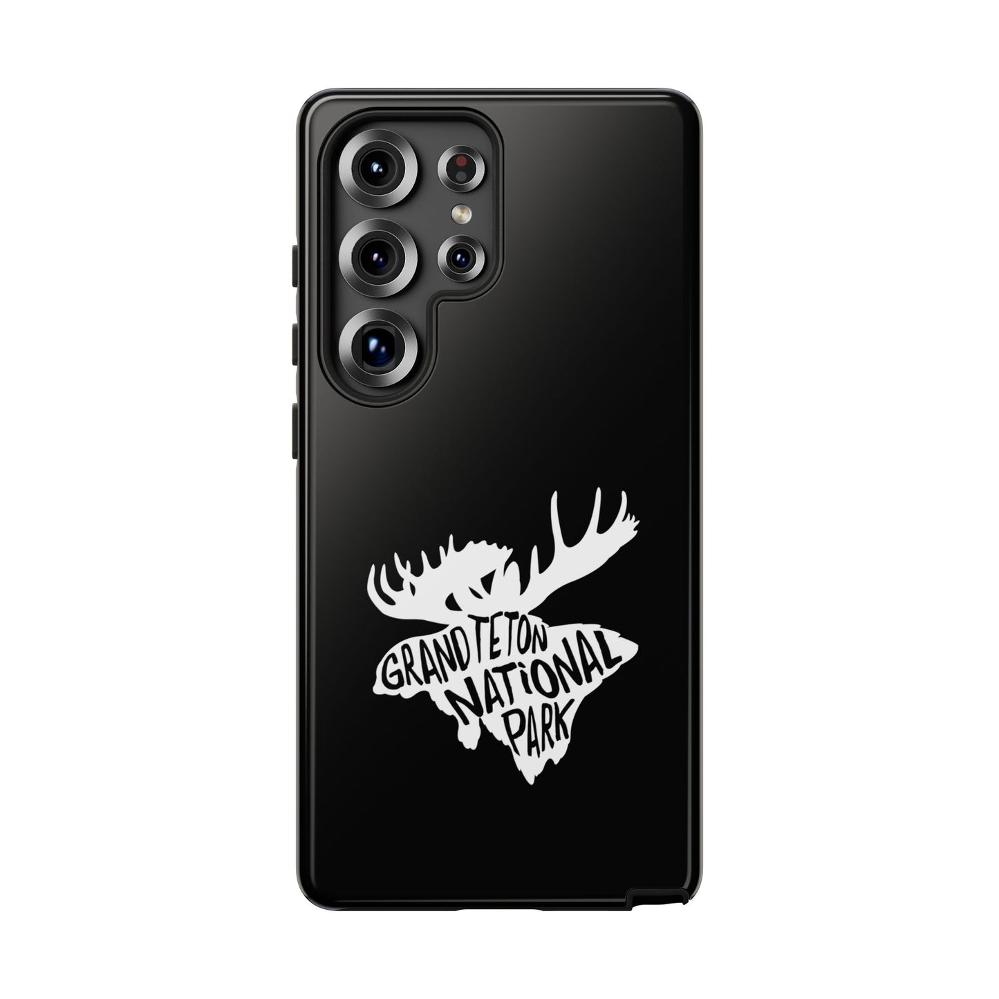 Grand Teton National Park Phone Case - Moose Design