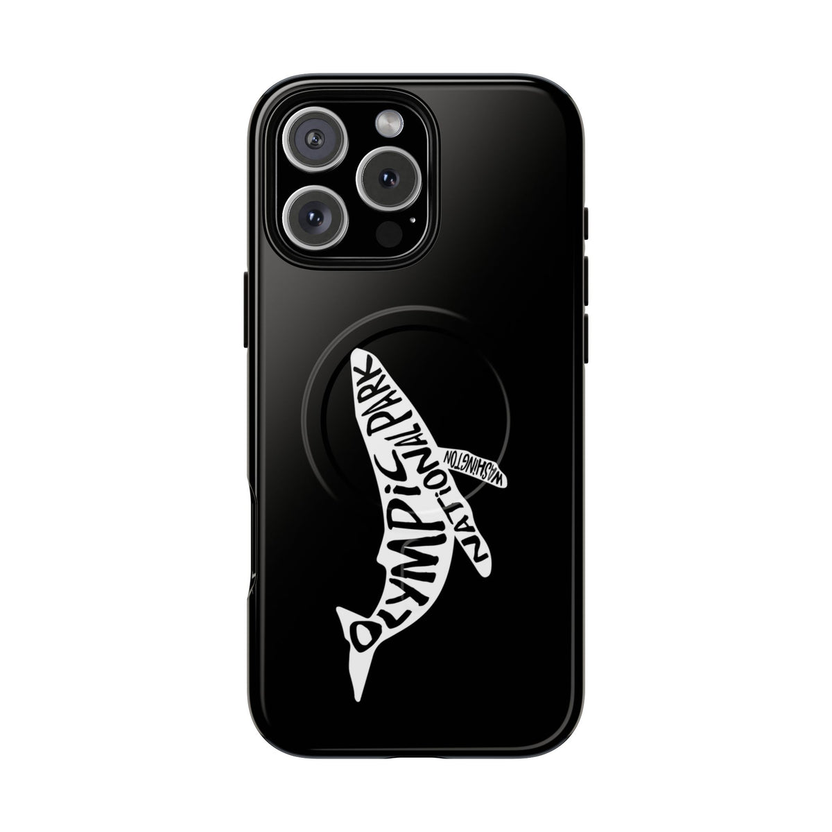 Olympic National Park iPhone Case with MagSafe - Humpback Whale Design