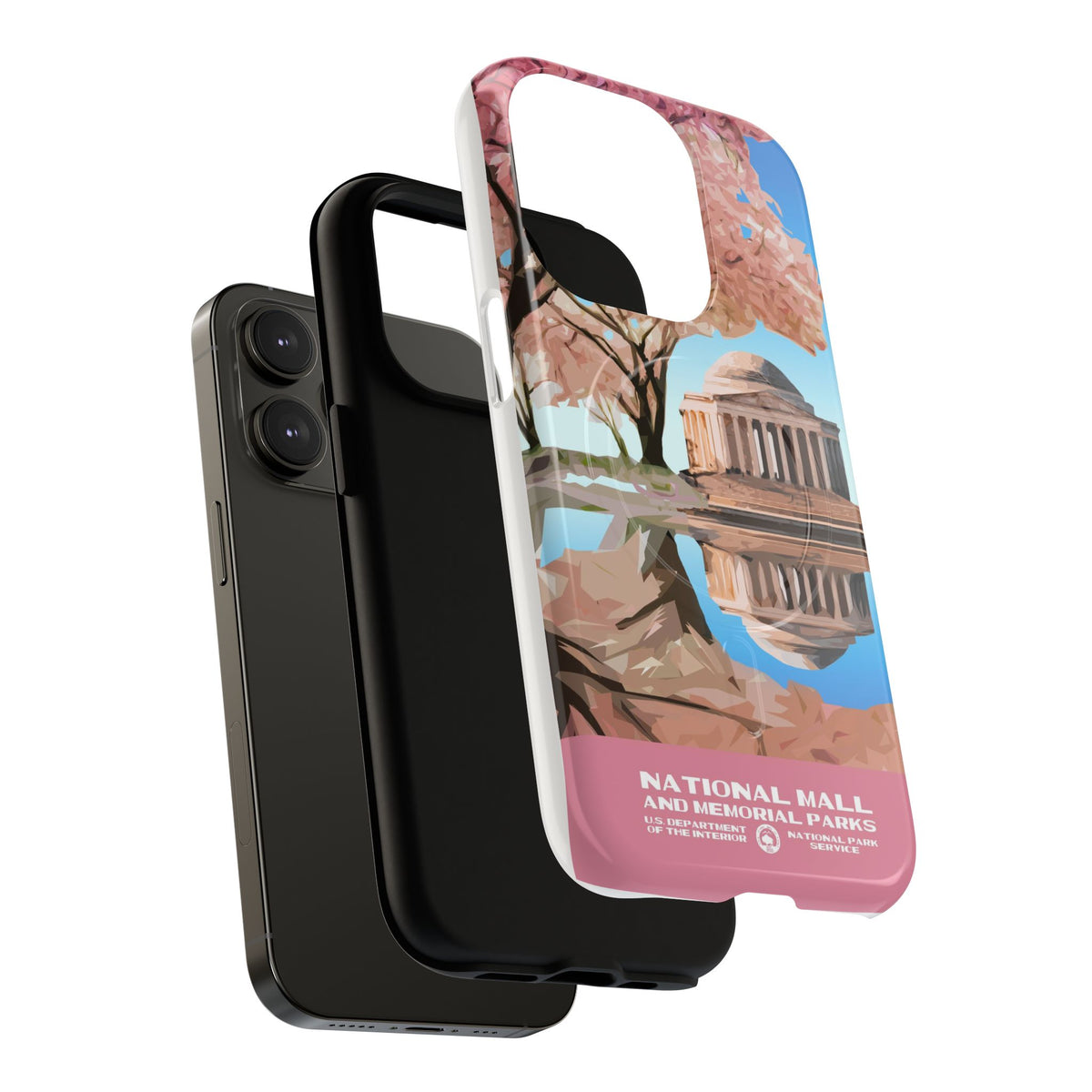 National Mall Washington DC iPhone Case with MagSafe - WPA Design