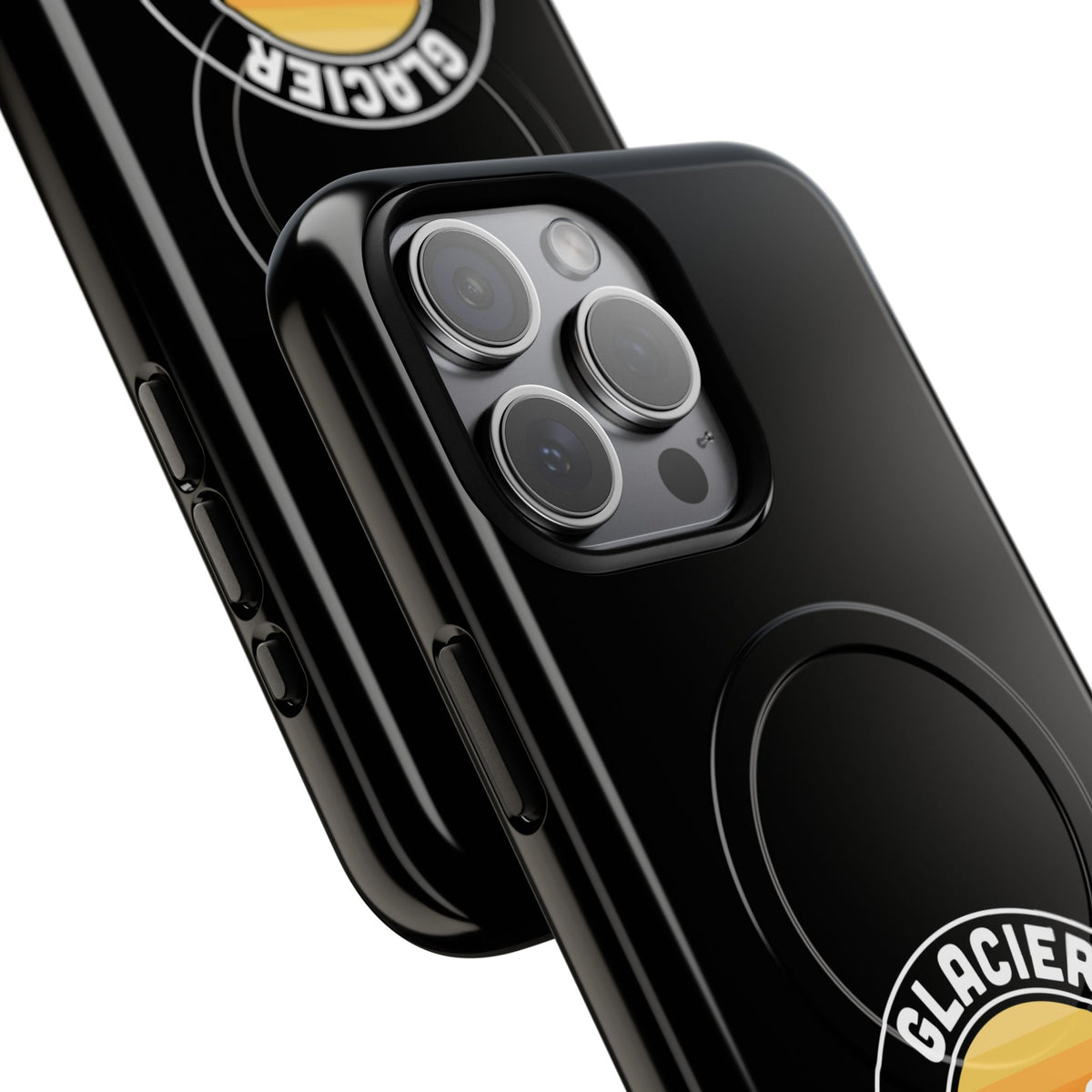 Glacier National Park iPhone Case with MagSafe - Round Emblem Design