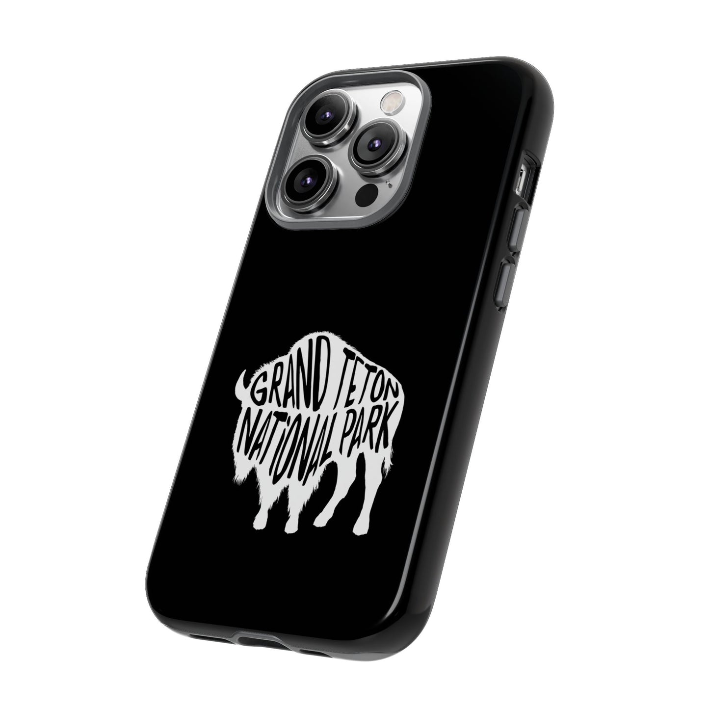 Grand Teton National Park Phone Case - Bison Design
