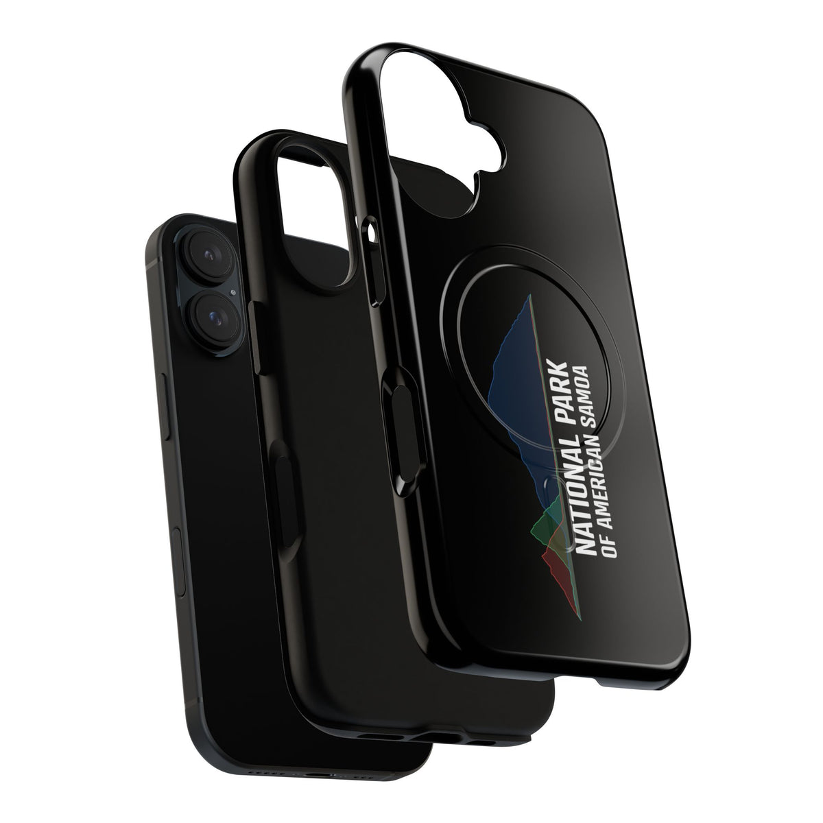 National Park of American Samoa iPhone Case with MagSafe - Histogram Design