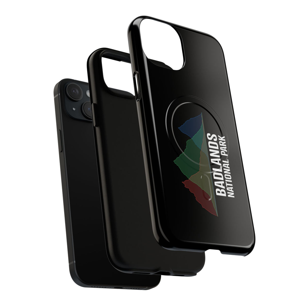 Badlands National Park iPhone Case with MagSafe - Histogram Design