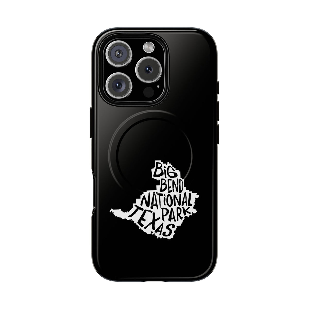 Big Bend National Park iPhone Case with MagSafe - Map Design