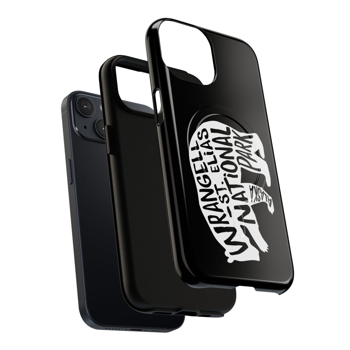 Wrangell - St. Elias National Park iPhone Case with MagSafe - Grizzly Bear Design