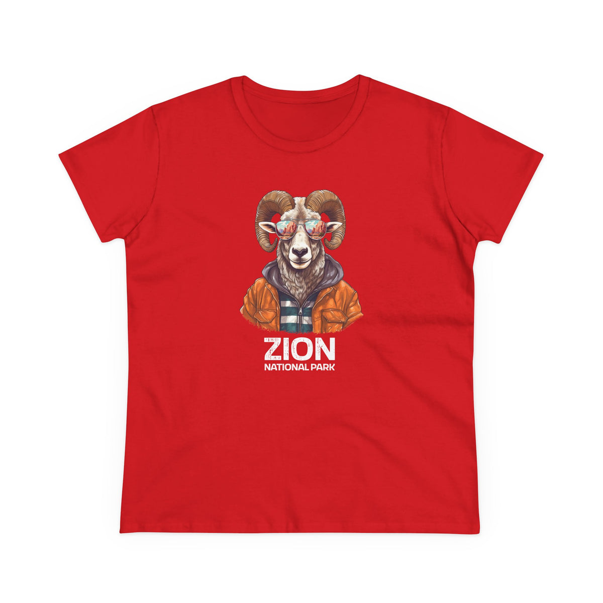 Zion National Park Women's T-Shirt - Cool Bighorn Sheep