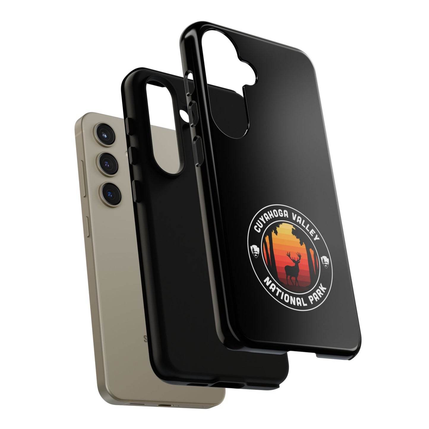 Cuyahoga Valley National Park Phone Case - Round Emblem Design