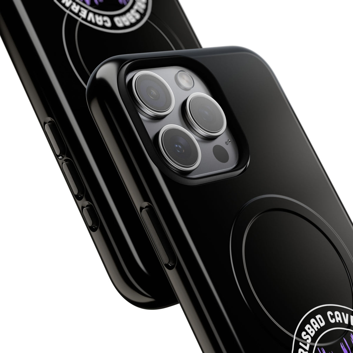 Carlsbad Caverns National Park iPhone Case with MagSafe - Round Emblem Design