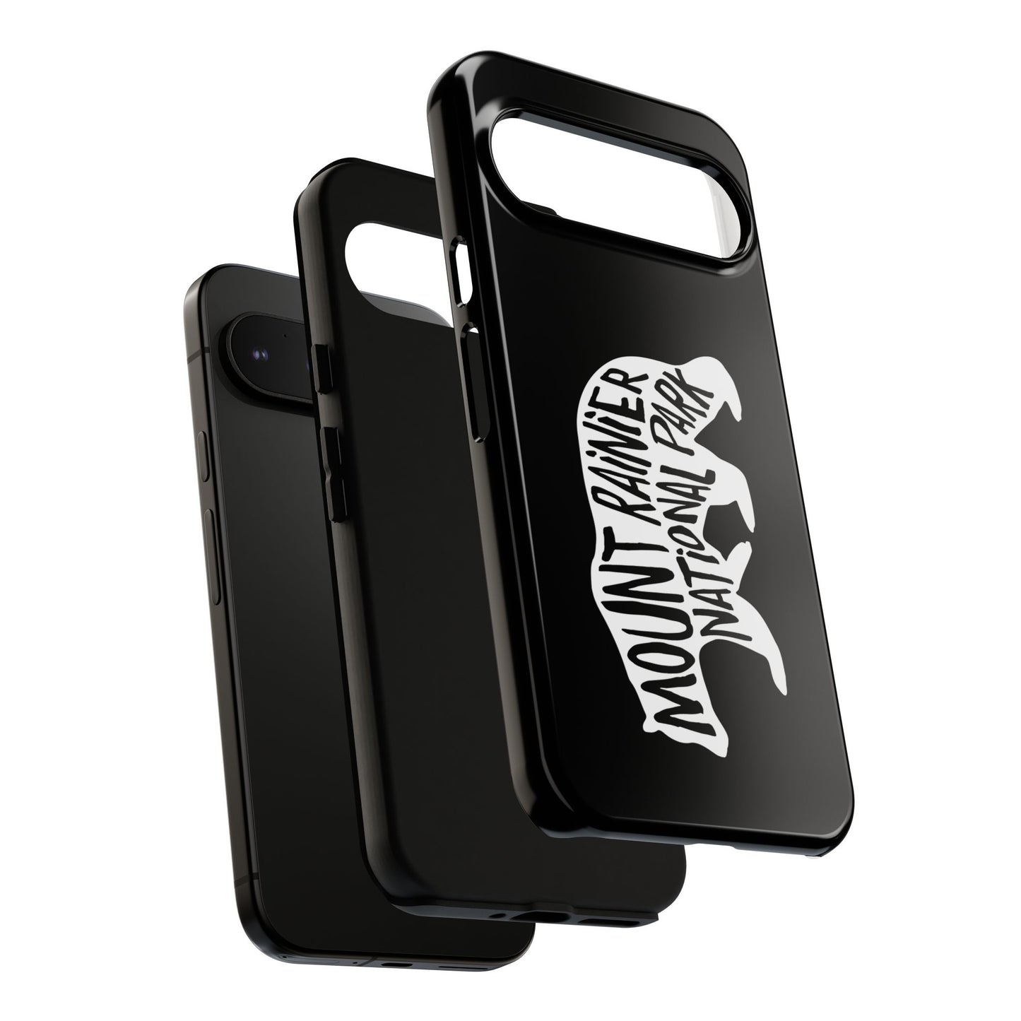 Mount Rainier National Park Phone Case - Black Bear Design