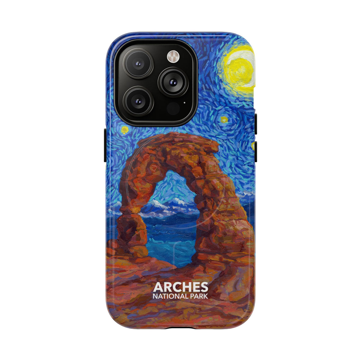 Arches National Park iPhone Case with MagSafe - Starry Night