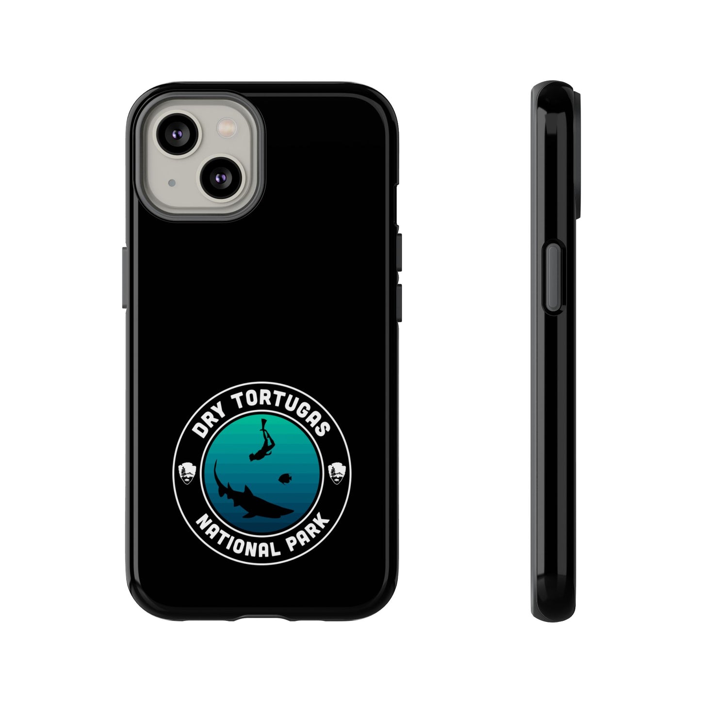 Dry Tortugas National Park Phone Case - Round Emblem Design