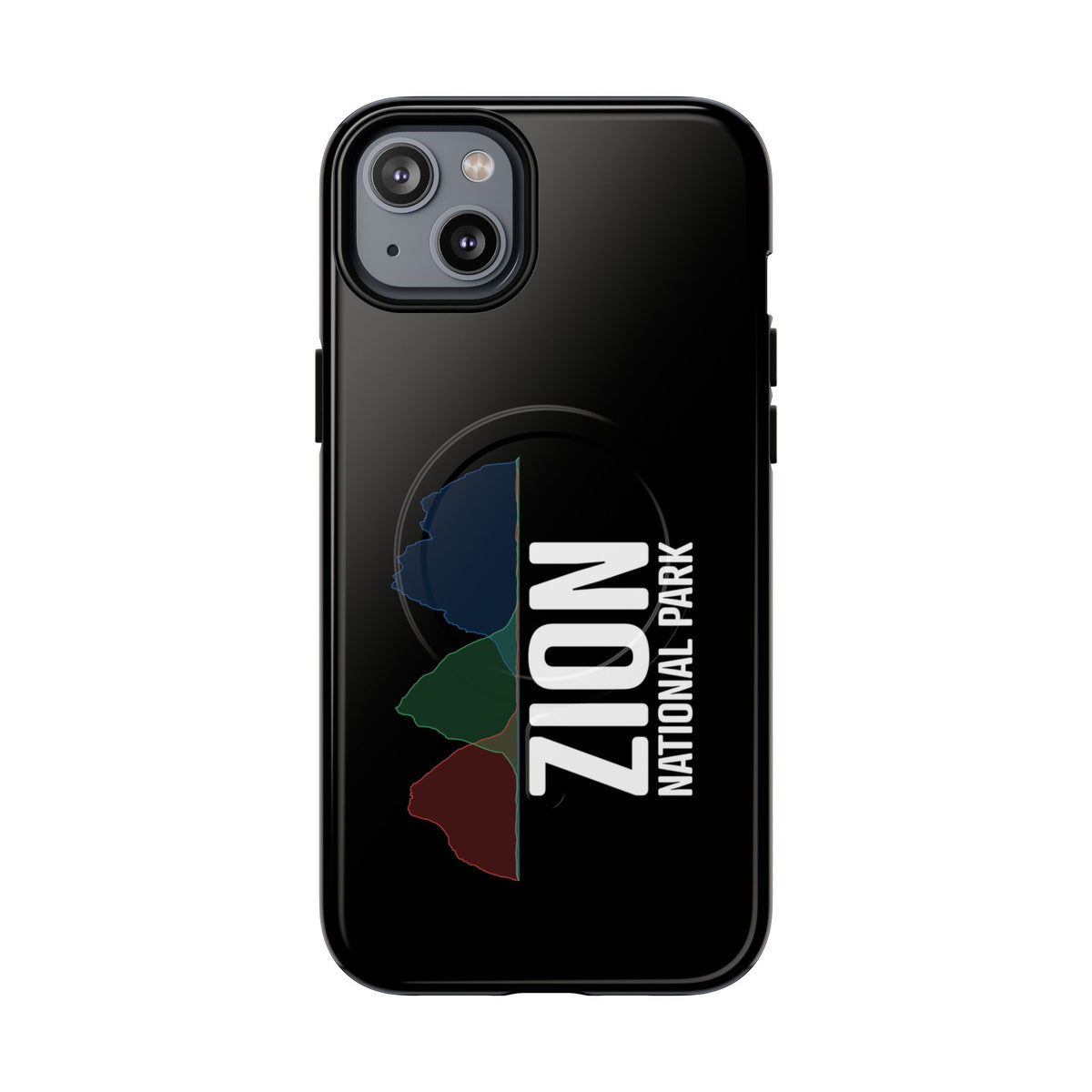 Zion National Park iPhone Case with MagSafe - Histogram Design