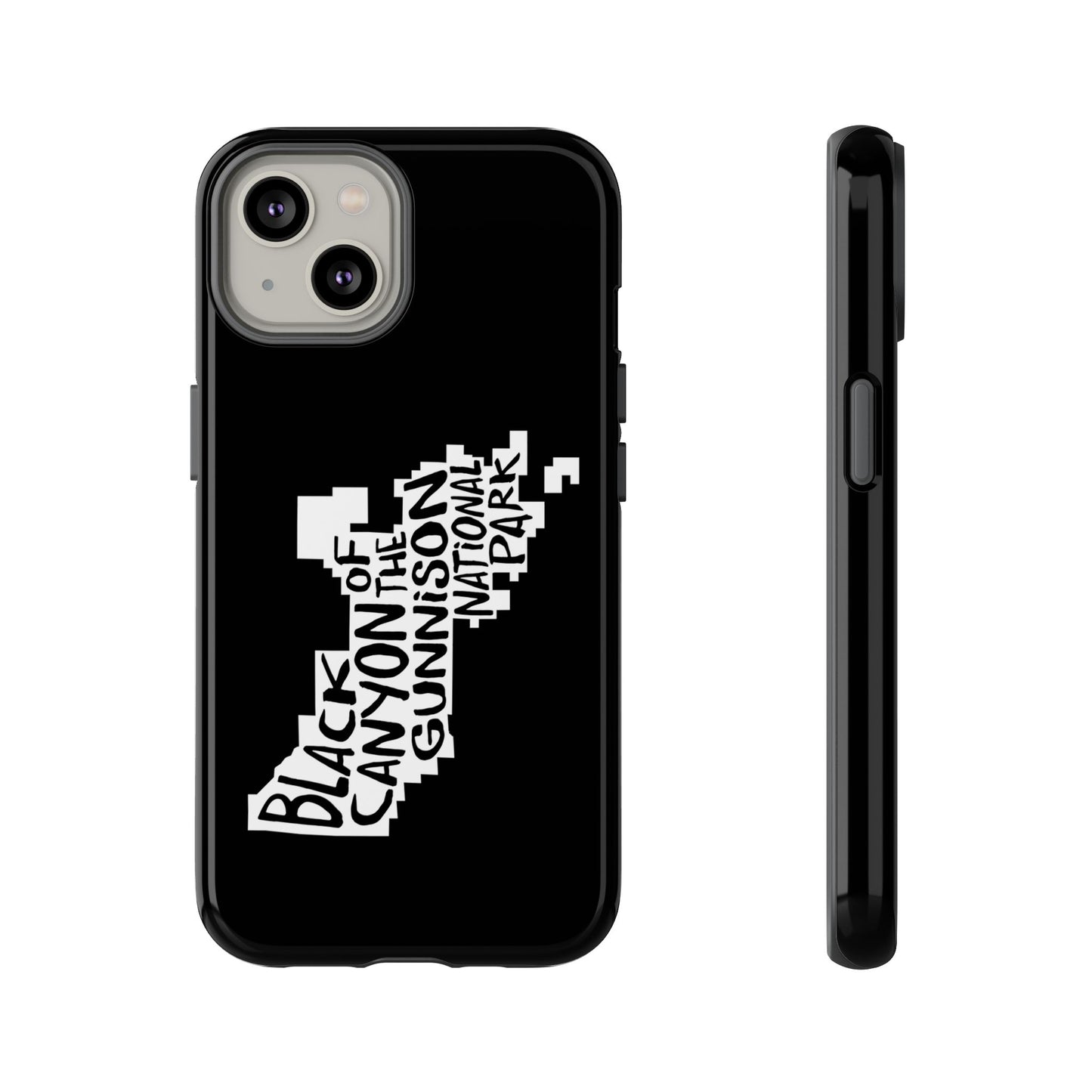 Black Canyon of the Gunnison National Park Phone Case - Map Design