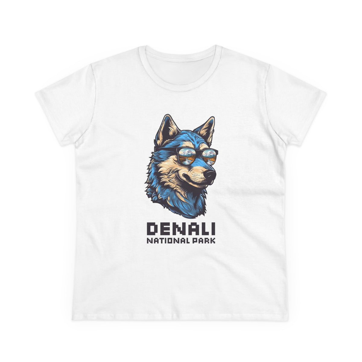 Denali National Park Women's T-Shirt - Cool Wolf
