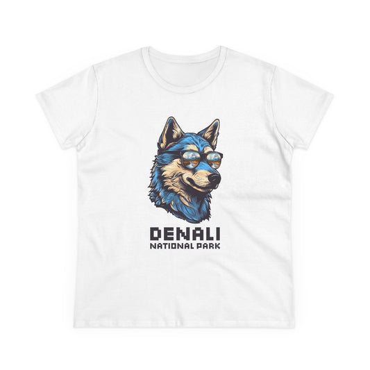 Denali National Park Women's T-Shirt - Cool Wolf
