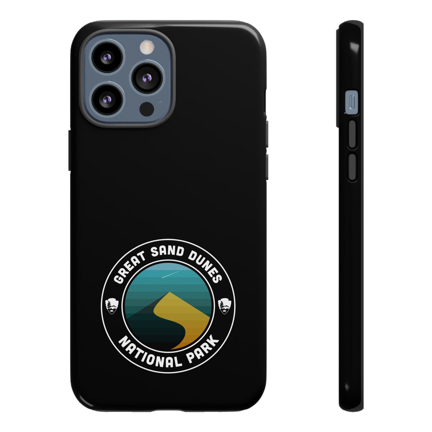 Great Sand Dunes National Park Phone Case - Round Emblem Design