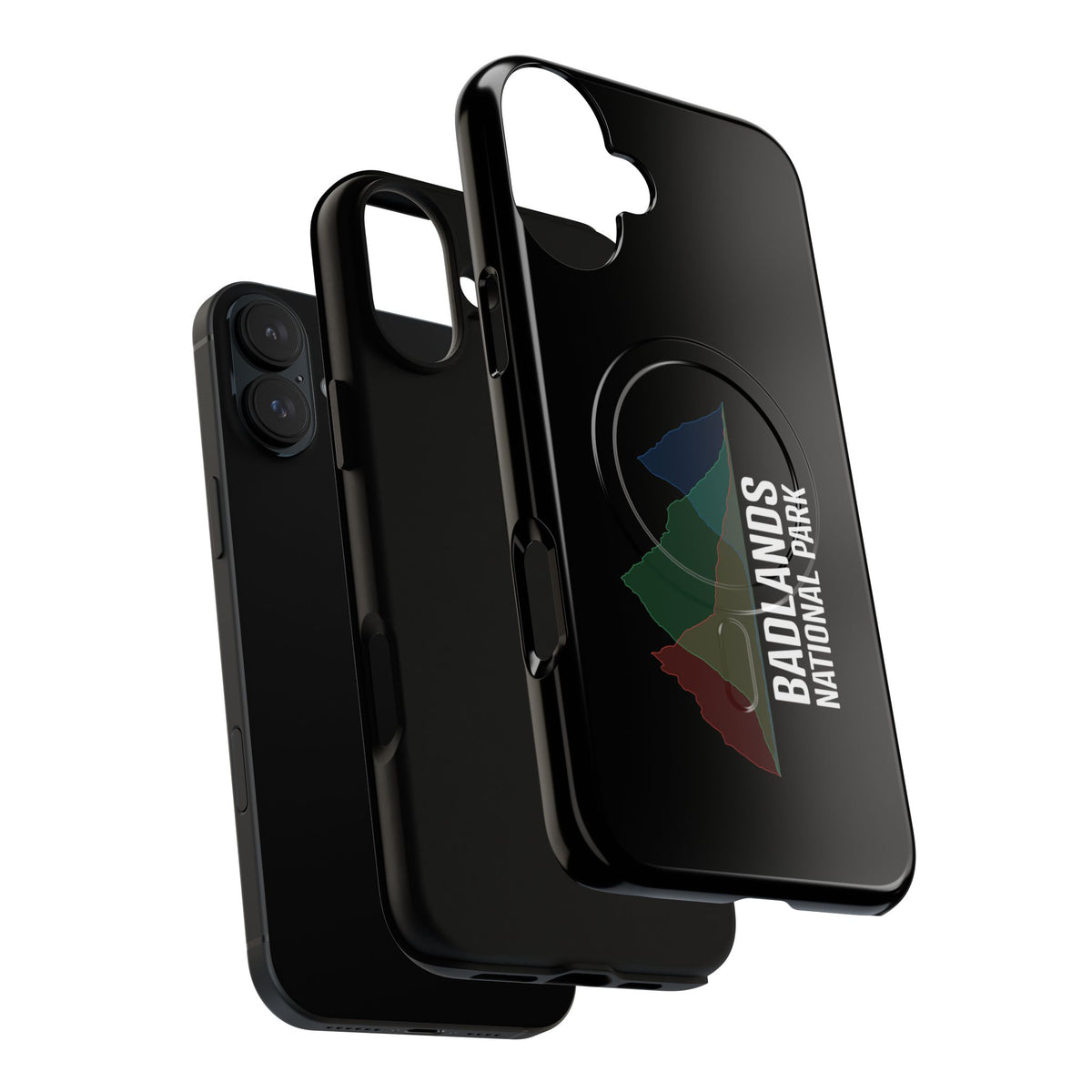 Badlands National Park iPhone Case with MagSafe - Histogram Design