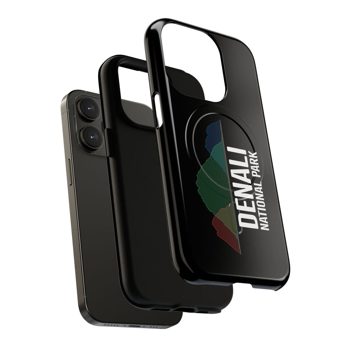 Denali National Park iPhone Case with MagSafe - Histogram Design