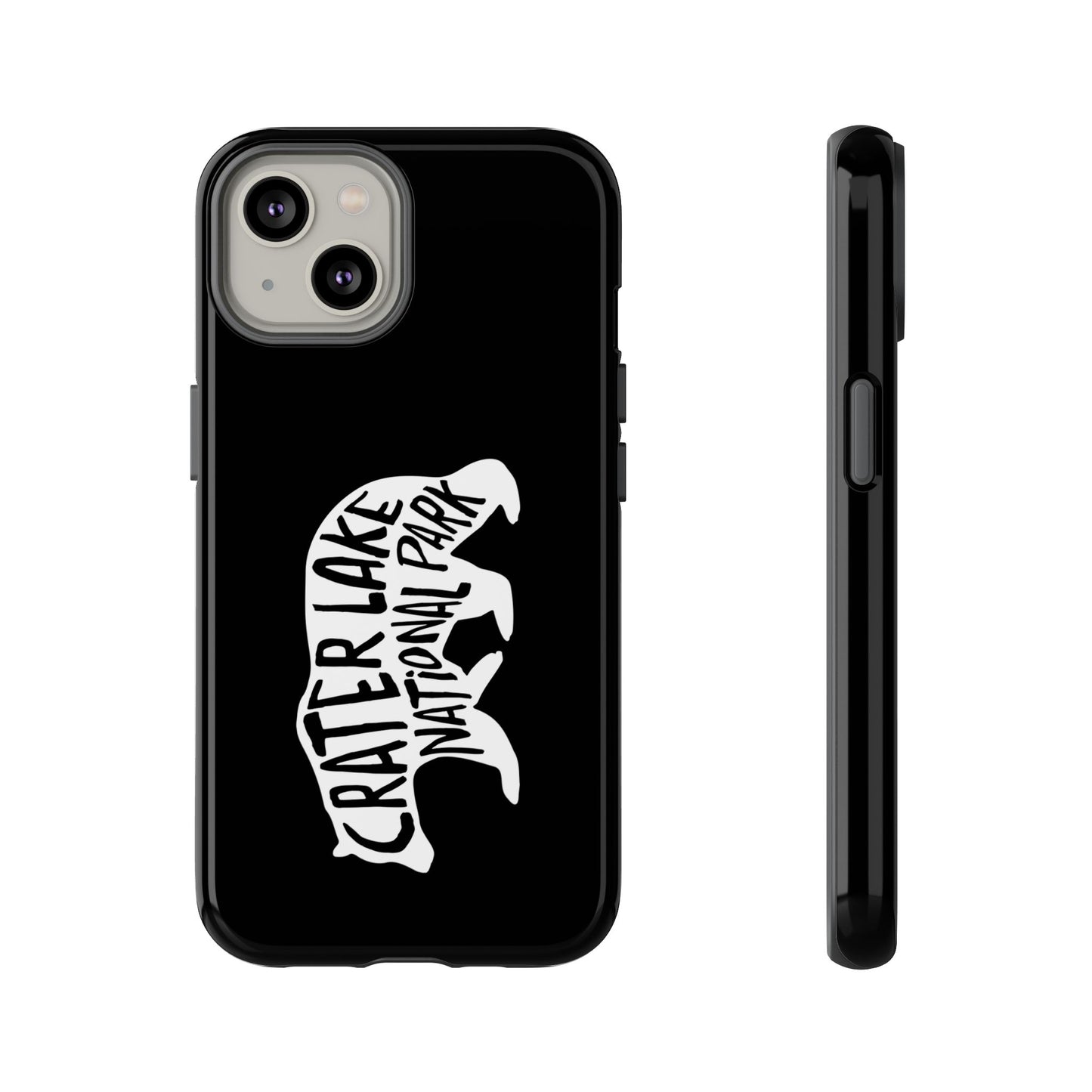 Crater Lake National Park Phone Case - Black Bear Design