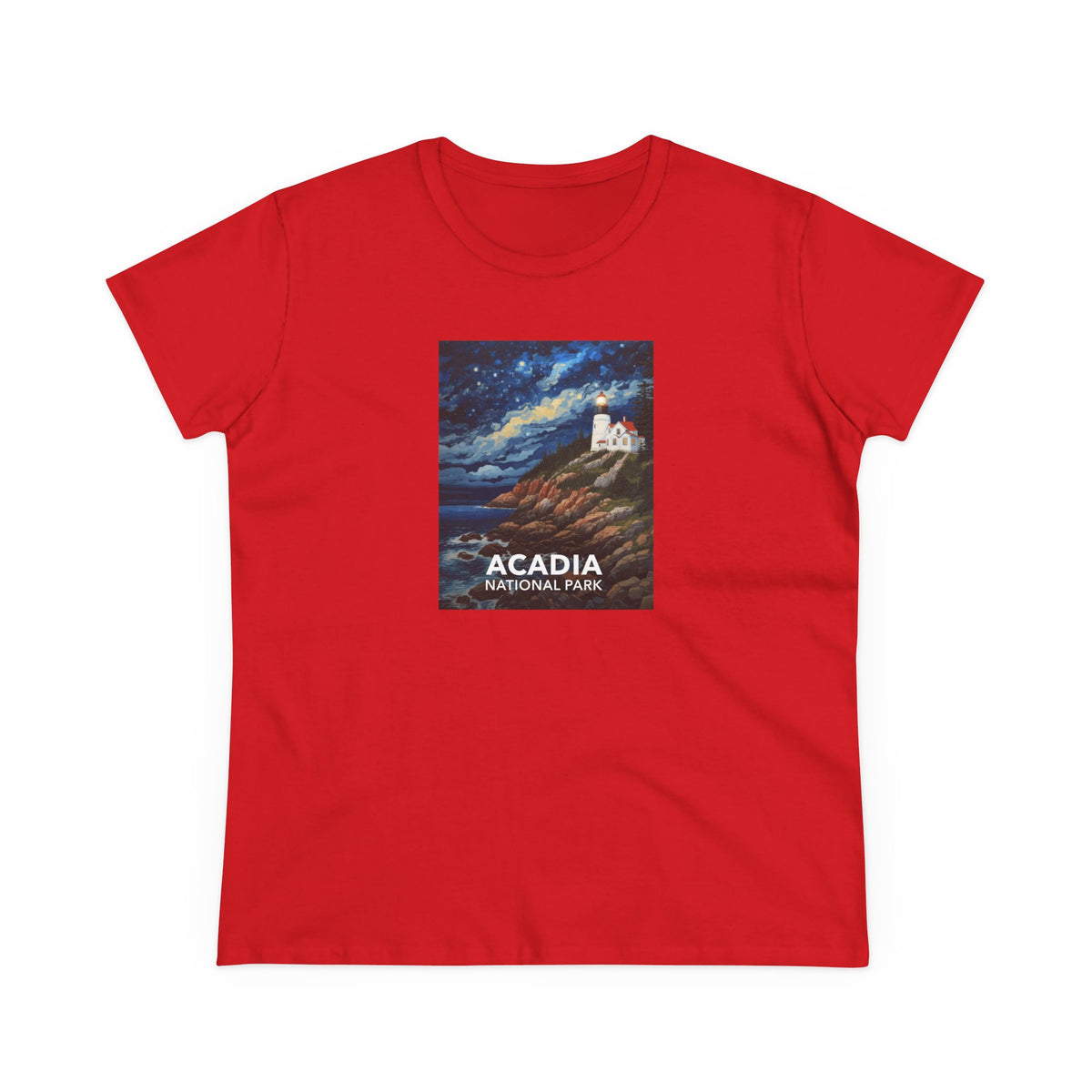 Acadia National Park Women's T-Shirt - Starry Night
