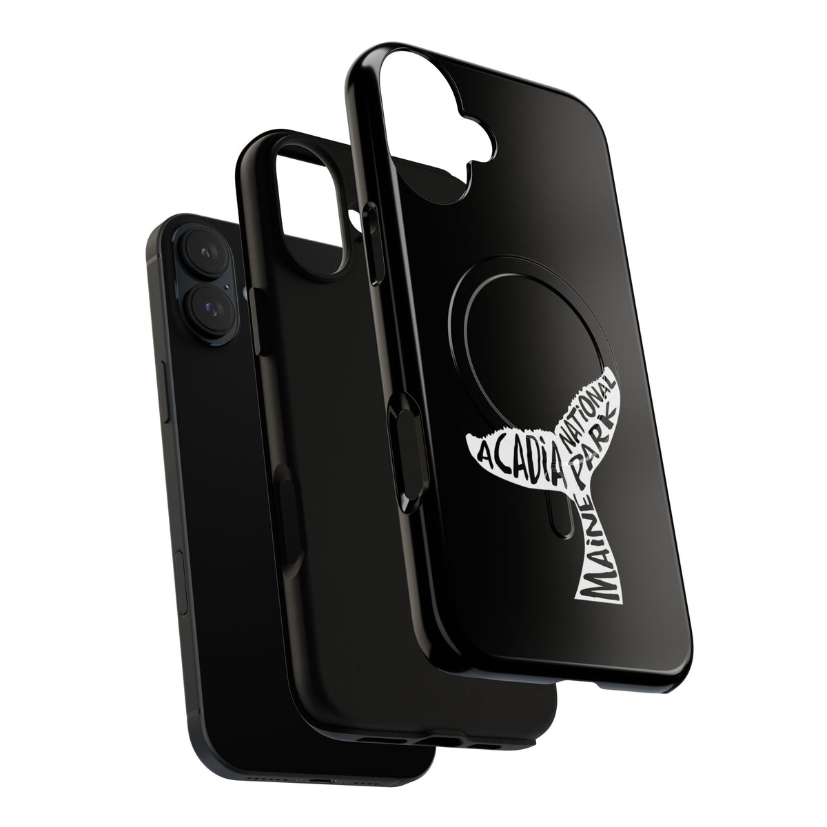 Acadia National Park iPhone Case with MagSafe - Humpback Whale Tail Design