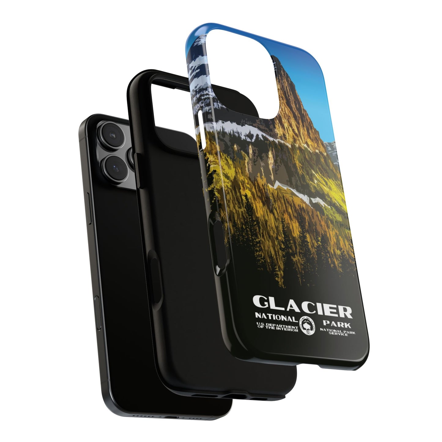 Glacier National Park Phone Case - WPA Style