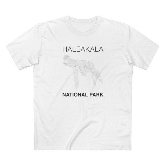 Haleakalā National Park T-Shirt Lines in White