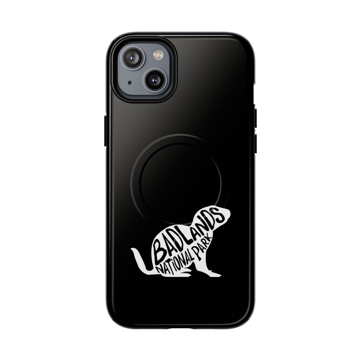 Badlands National Park iPhone Case with MagSafe - Prairie Dog Design