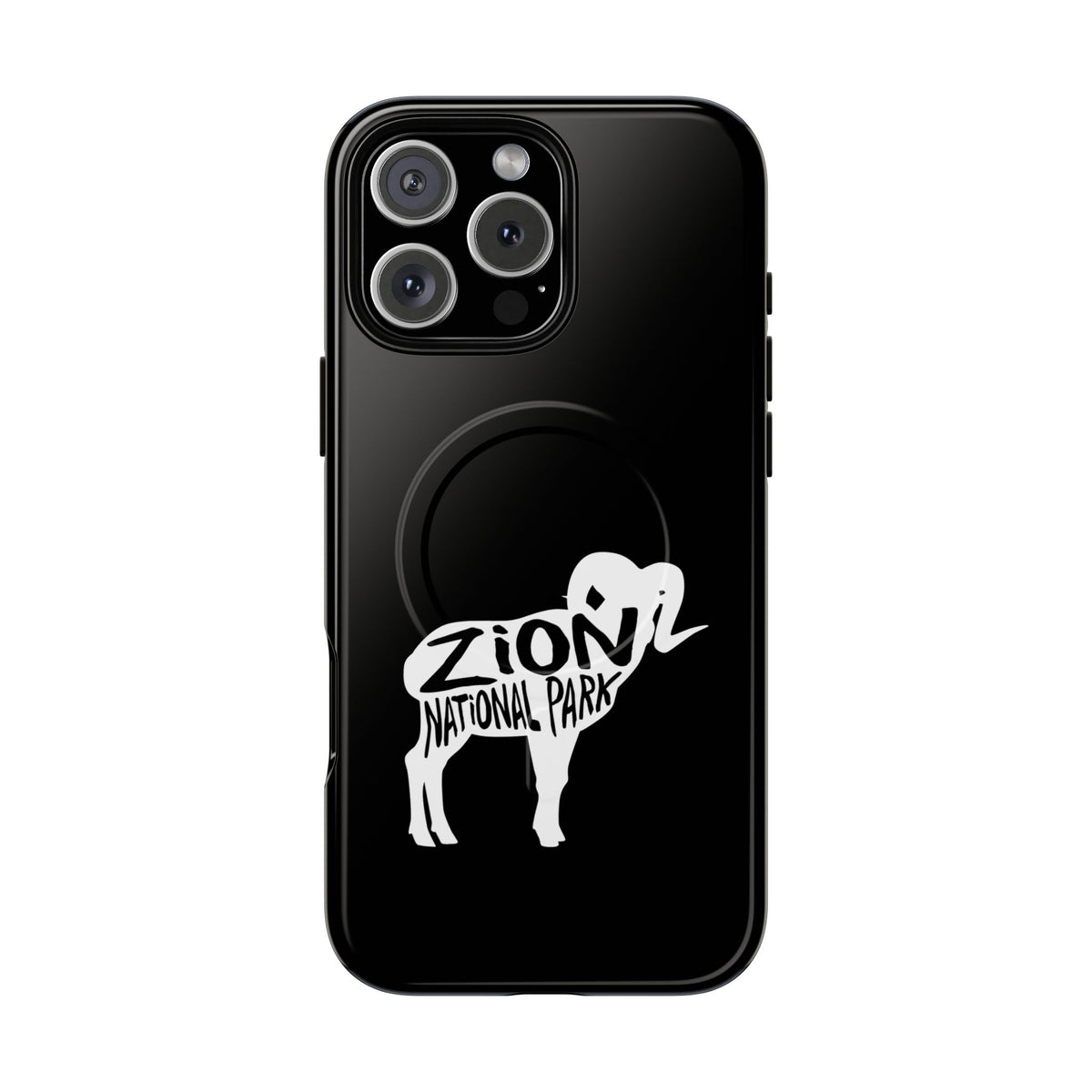 Zion National Park iPhone Case with MagSafe - Bighorn Sheep Design