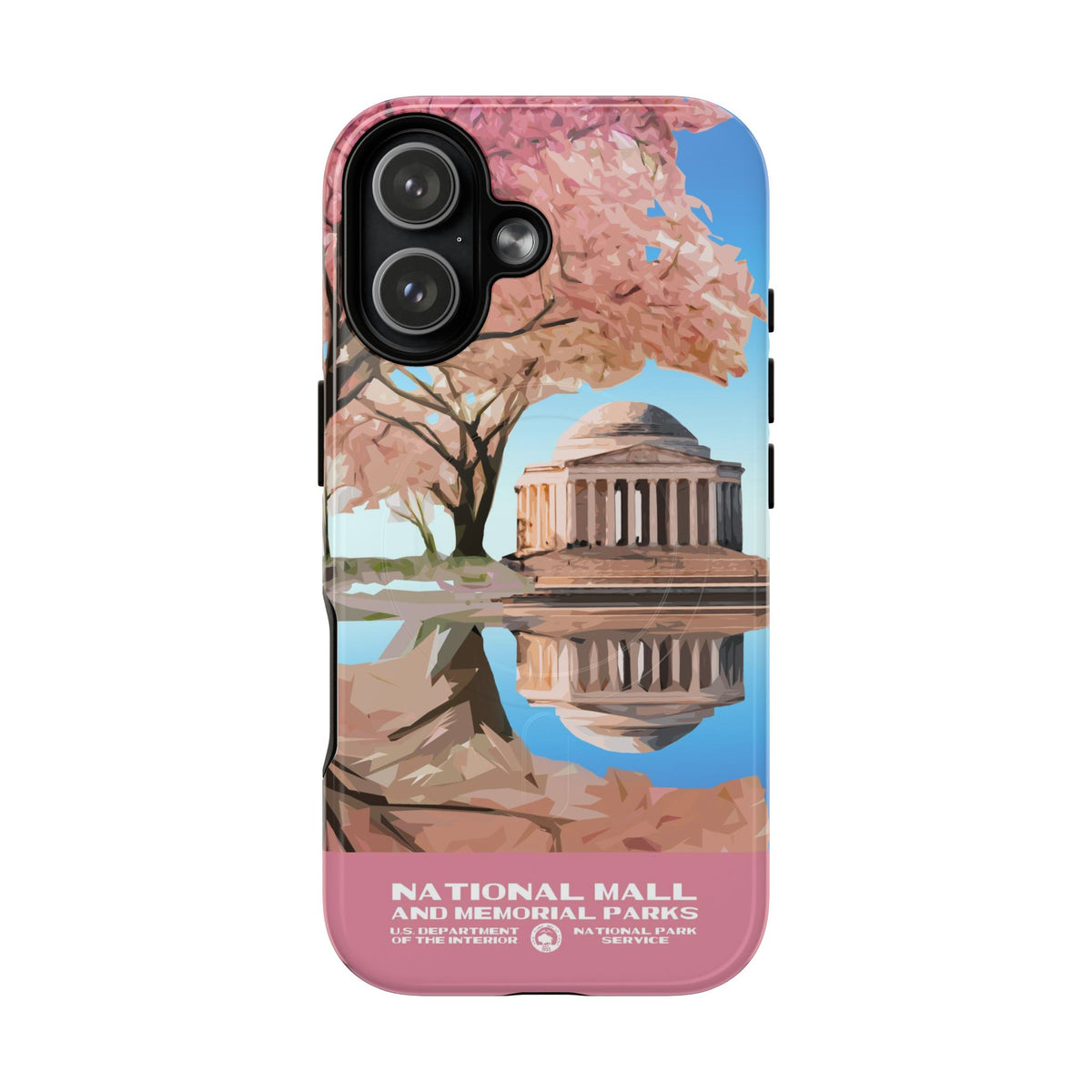National Mall Washington DC iPhone Case with MagSafe - WPA Design