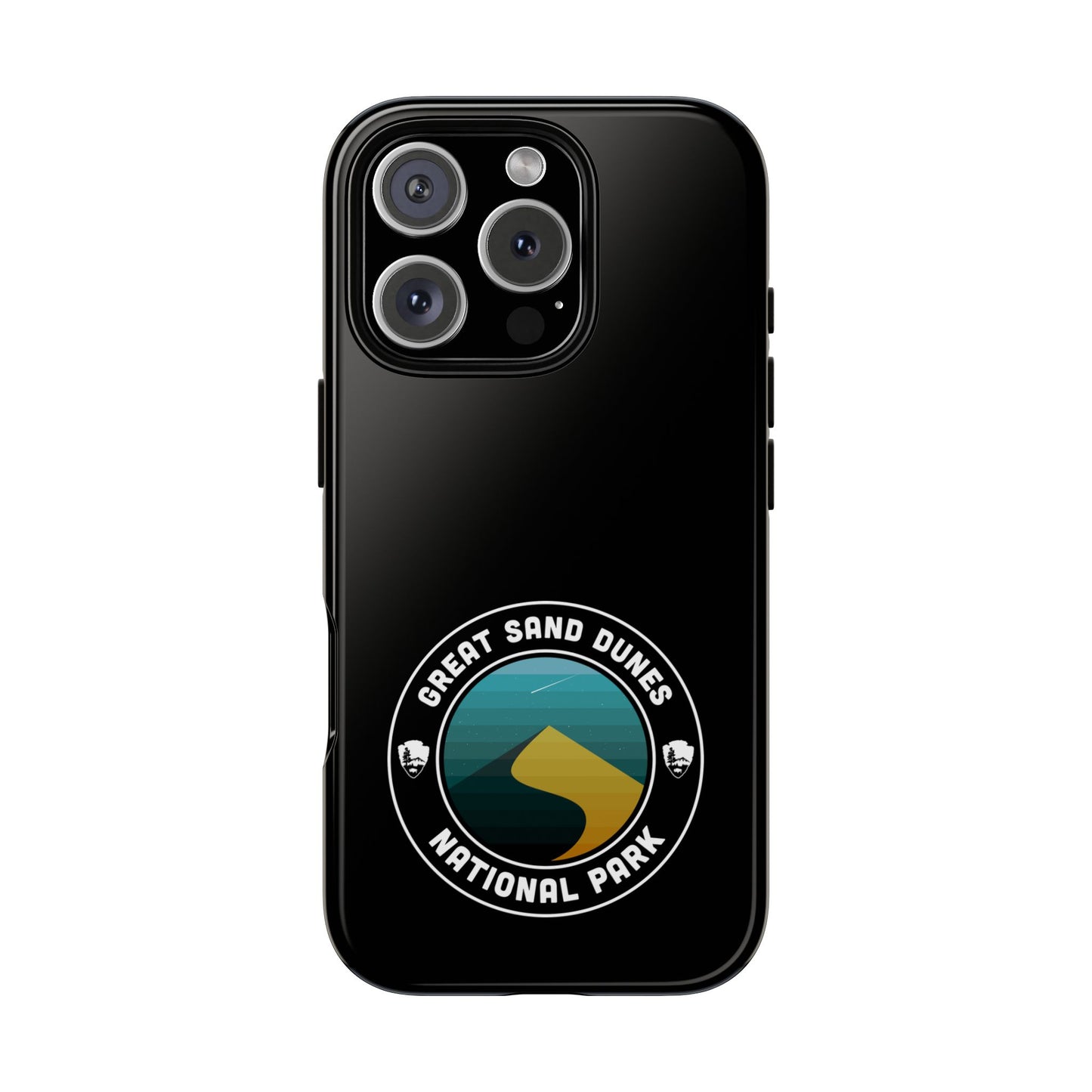 Great Sand Dunes National Park Phone Case - Round Emblem Design