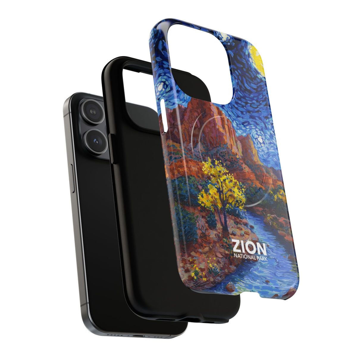 Zion National Park iPhone Case with MagSafe - Starry Night