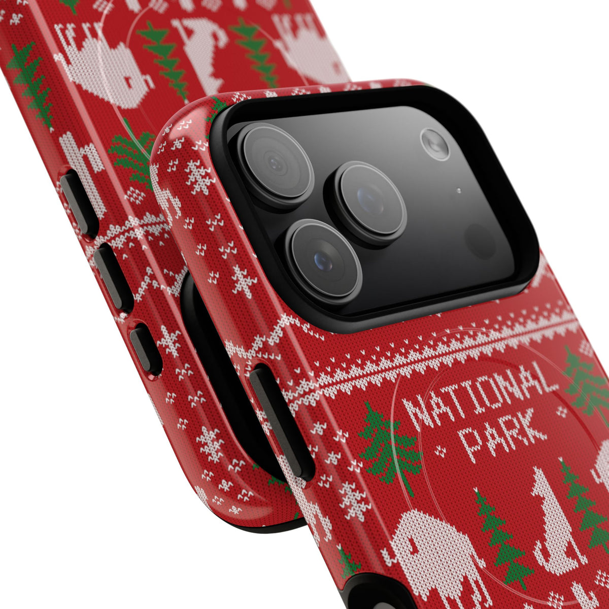 National Park iPhone Case with MagSafe - Fair Isle Pattern