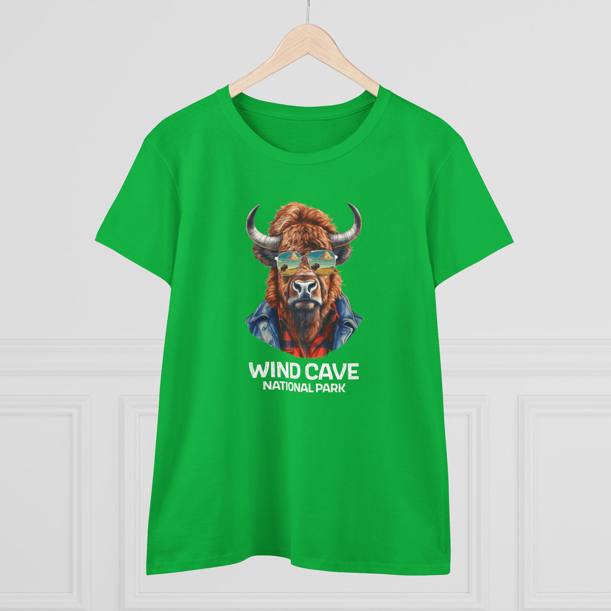 Wind Cave National Park Women's T-Shirt - Cool Bison