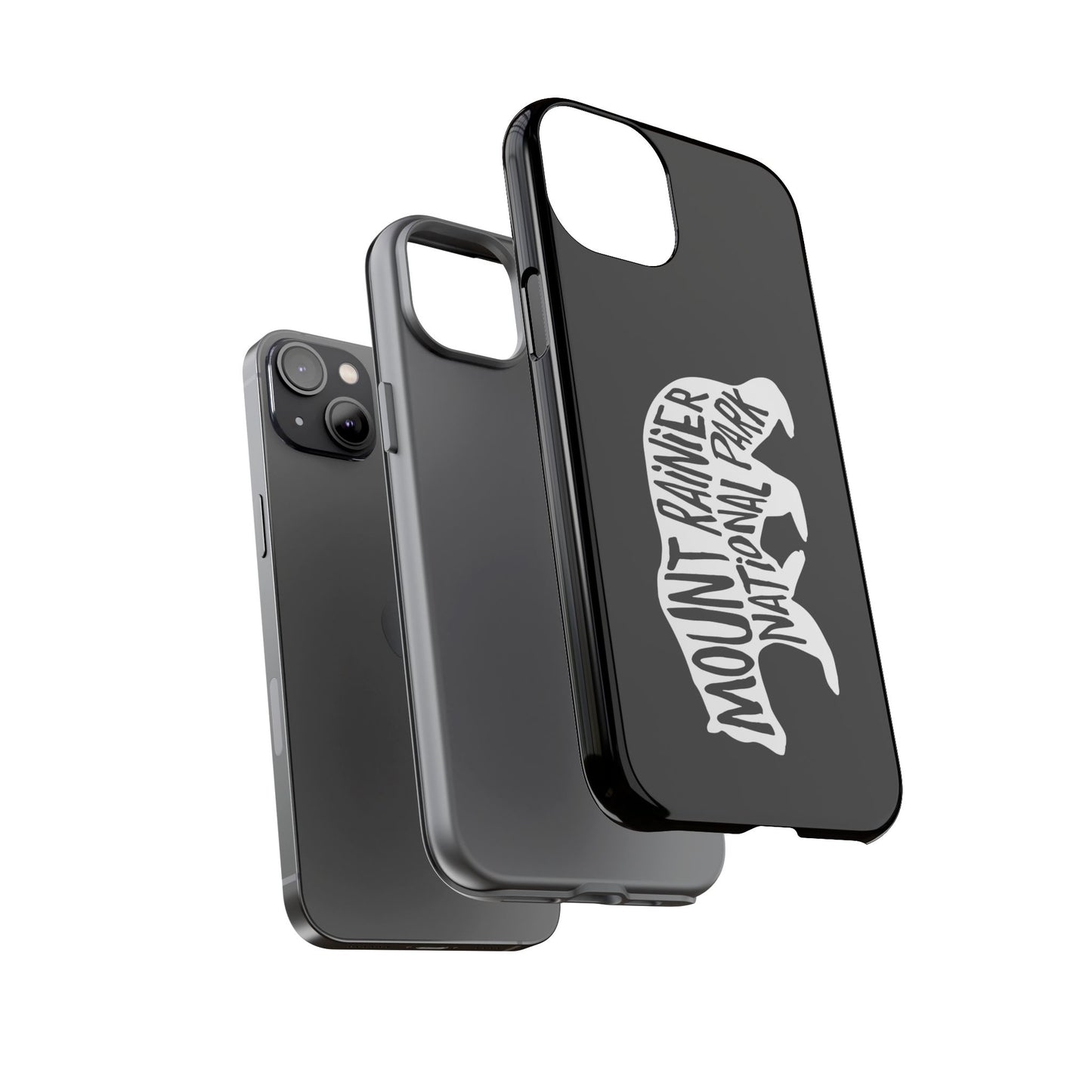 Mount Rainier National Park Phone Case - Black Bear Design