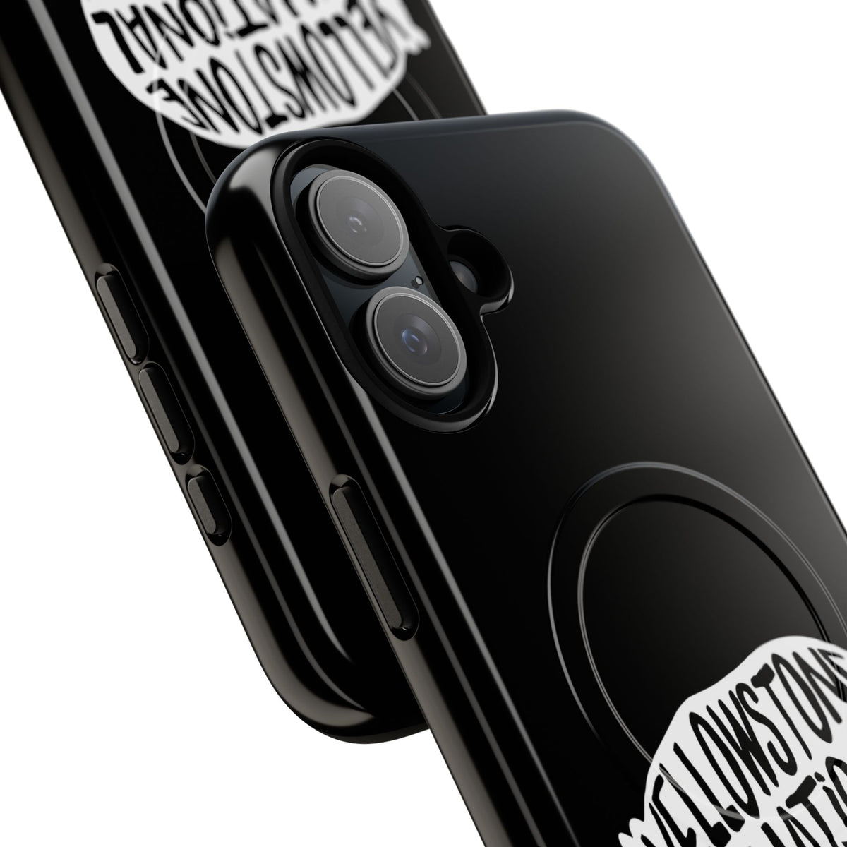Yellowstone National Park iPhone Case with MagSafe - Grizzly Bear Design